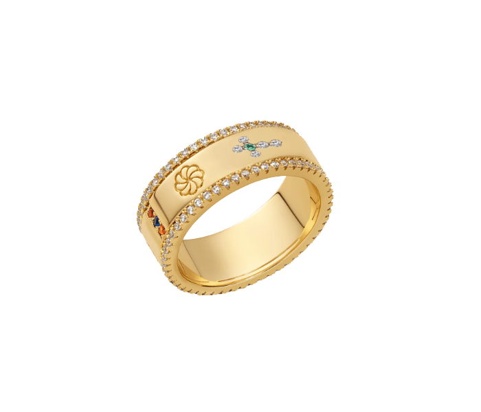 Adara's™ Armenian Emblem Ring, 10K Yellow Gold